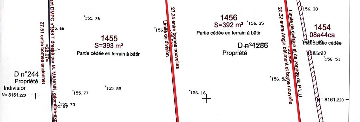 Terrain  392 m² à vendre à Villiers-Saint-Georges (77560)