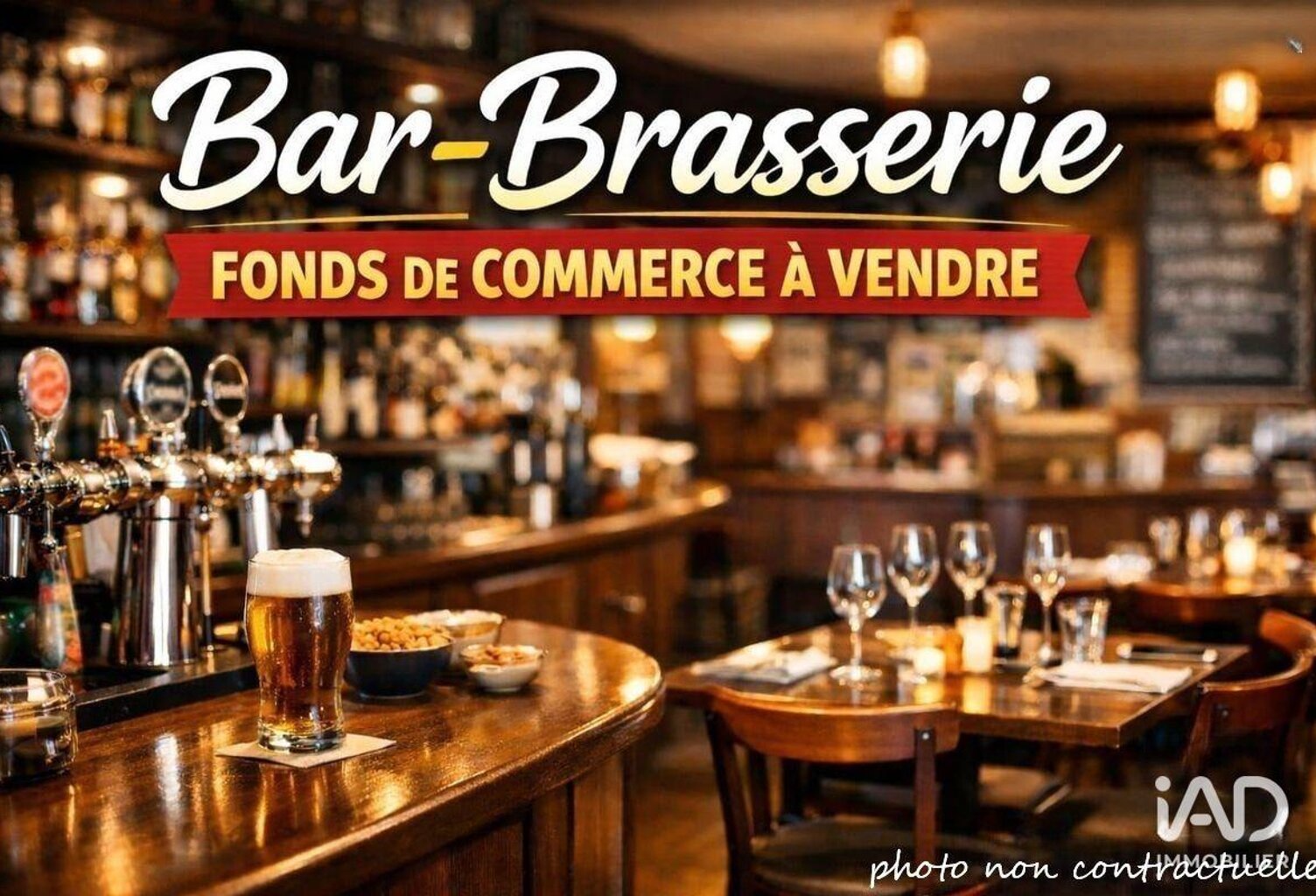 Vente Bar-brasserie 115 m&sup2; — photo 1