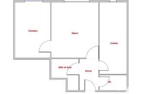 Appartement 2 Pièces 47 m² à vendre à Aulnay-sous-Bois (93600)