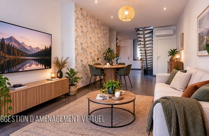 Appartement à vendre 3 pièces TARBES (65) Duplex, Terrasse, Climatisation et dernier étage — photo 2