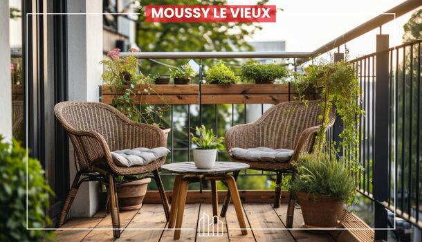 Appartement 2 pièces  à vendre Moussy-le-Vieux 77230