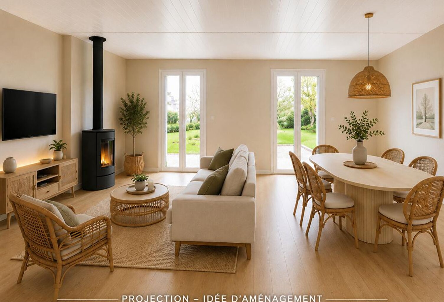 Baron- Maison familiale 4 chambres- Plain pied- Grand terrain arboré — photo 1