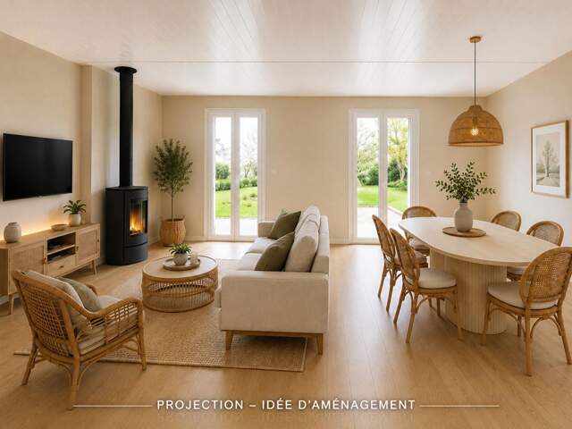 Baron- Maison familiale 4 chambres- Plain pied- Grand terrain arboré — photo du bien