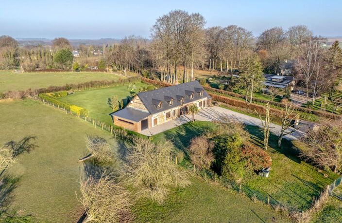 briques et silex sur terrain plat, 281 m2 6-7 chambres / beaux volumes de vie — photo 2