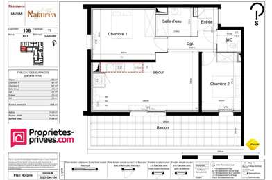 Appartement 3 pièces 259900 €