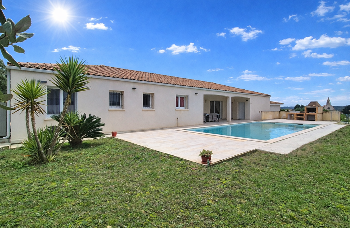À vendre   Villa de plain-pied avec appartement T2  piscine — photo 3