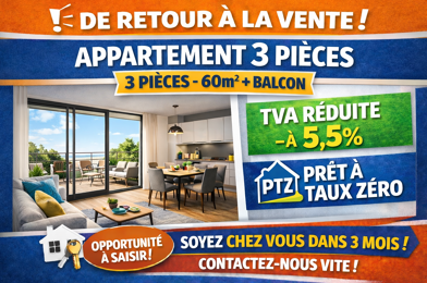 Appartement 2 pièces 213000 €
