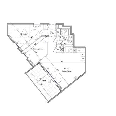 Appartement 3 pièces 382000 €