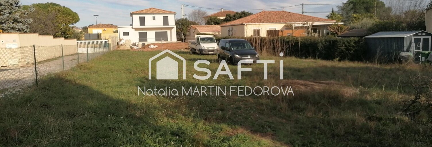 Terrain  950 m² à vendre à Canet (34800)