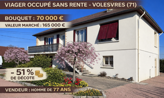 Maison 95 m² en viager Volesvres (71600)