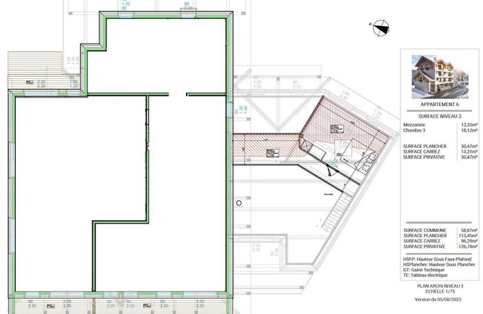 ''LES BUREAUX ET LOGEMENTS DE FERDINAND'' BRIANCON  CENTRE VILLE APPARTEMENT DUPLEX T4 — photo 5