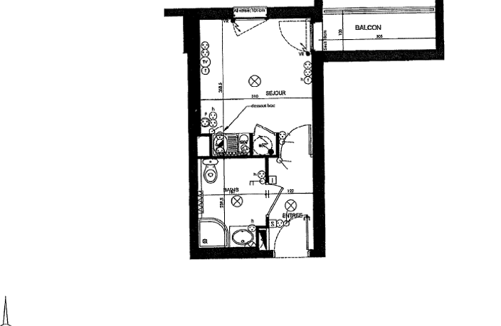 Rue de GIGANT - Studio récent avec balcon et parking — photo 5