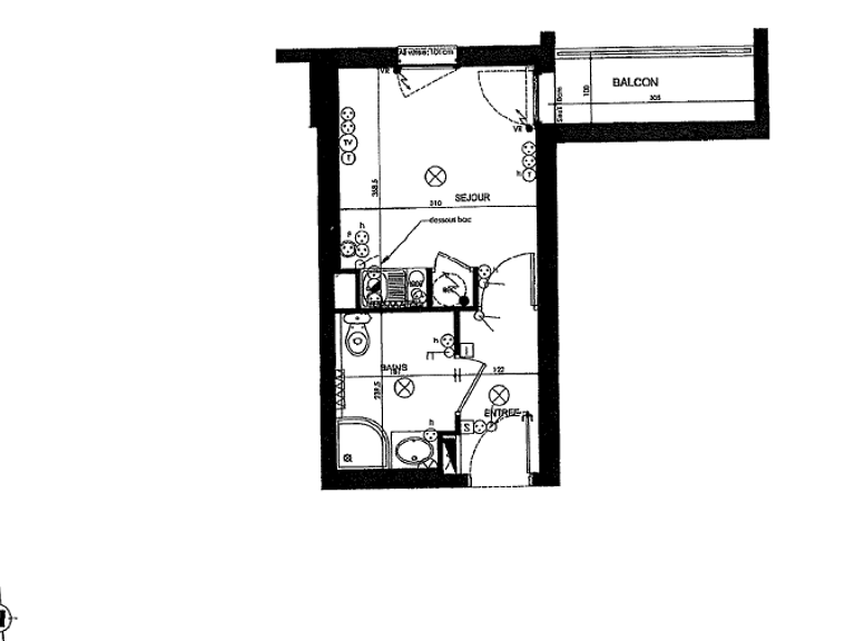 Rue de GIGANT - Studio récent avec balcon et parking — photo 1