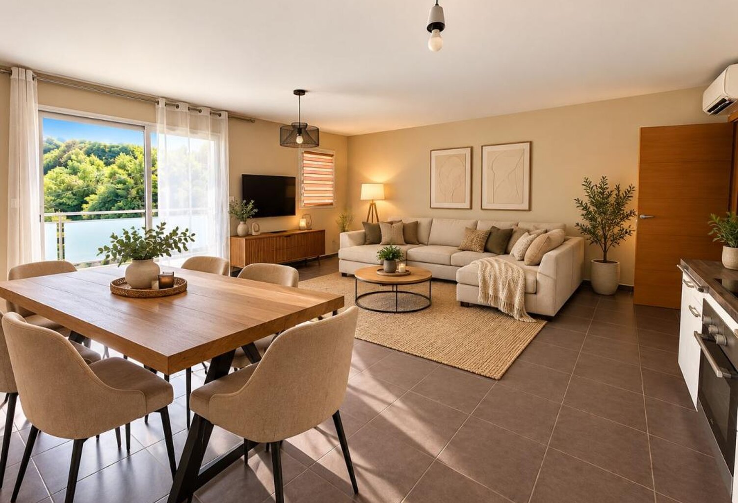 T3 de 70 m2 terrasse et parking — photo 1