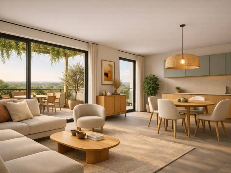 T3 66.10m², lumineux avec terrasse dans un parc paysager à Montfavet — photo 1