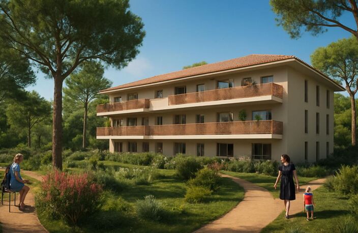 T3 66.10m², lumineux avec terrasse dans un parc paysager à Montfavet — photo 3