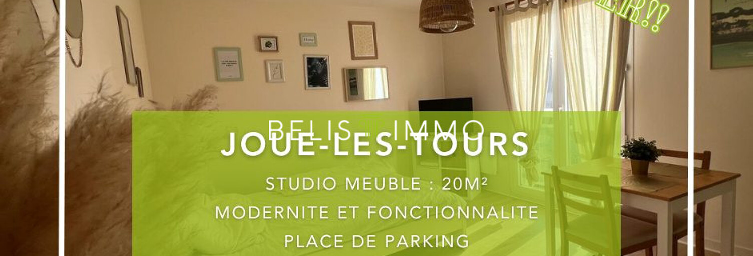 Appartement 1 Pièce 20 m² à louer à Joué-lès-Tours (37300)