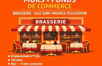 Vente murs et fonds de commerce brasserie – Lille Saint-Maurice Pellevoisin – Emplacement n°1 bis (59000 59800) — photo du bien
