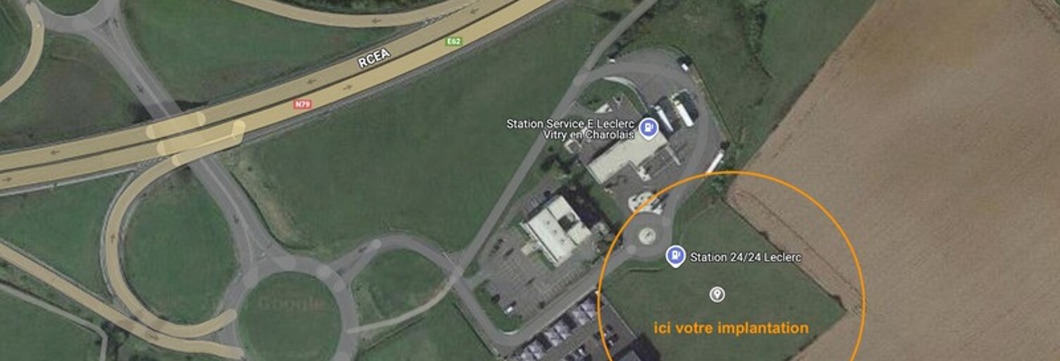 Terrain  6861 m² à vendre à Vitry-en-Charollais (71600)