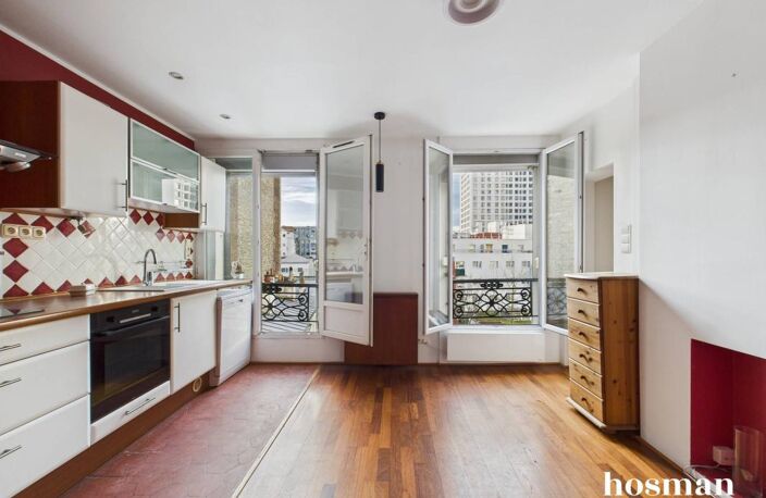 Appartement 3 pièces de 40 m² - Calme - Lumineux - Vue dégagée - Avenue d'Italie — photo 3