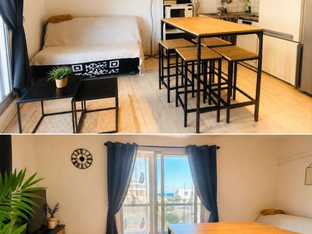 T2 avec loggia, vue mer et parking privatif — photo du bien