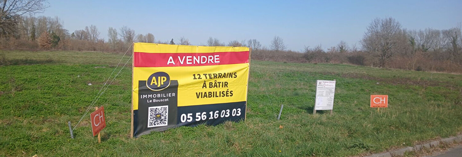 Terrain  1200 m² à vendre à Saint-Genès-de-Blaye (33390)