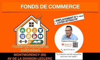 Commerce 3 Pièces 65 m² à vendre à Montmorency (95160)