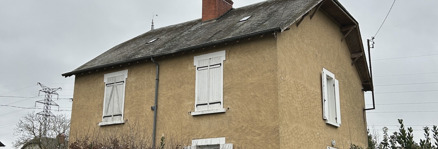 Maison 4 Pièces 70 m² à vendre à Lunery (18400)