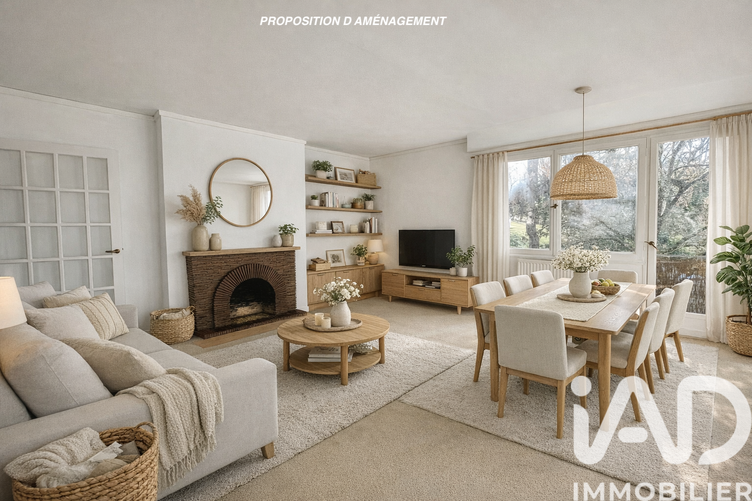 Etiolles - 82m² - 3p. - 2ch.