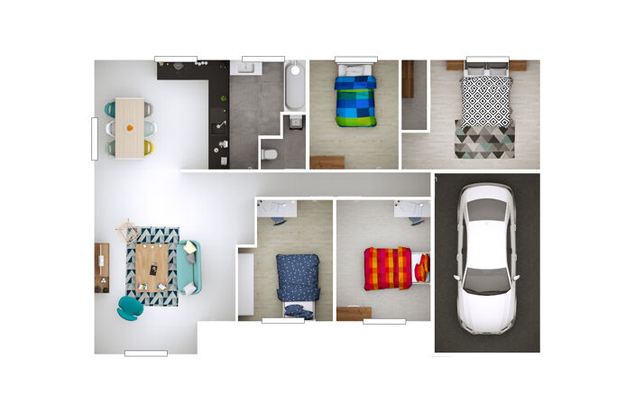 Vente maison 5 pièces 95 m² Saint-Marcellin-en-Forez (42680) — photo 3