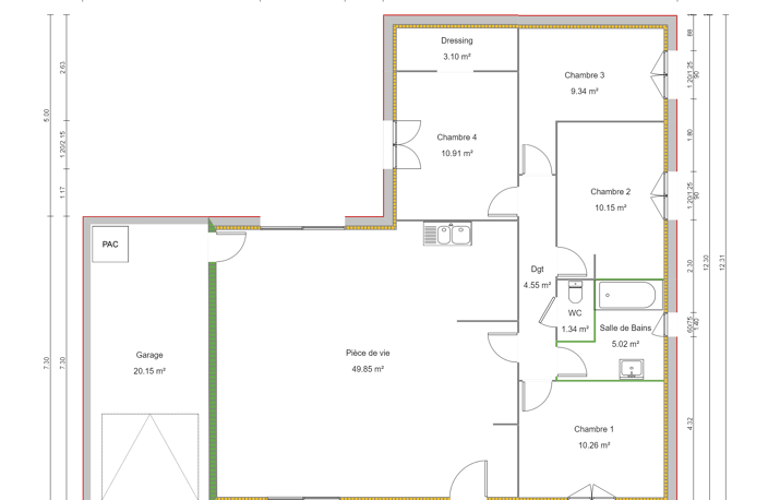 Vente maison 5 pièces 105 m² Yssingeaux (43200) — photo 4