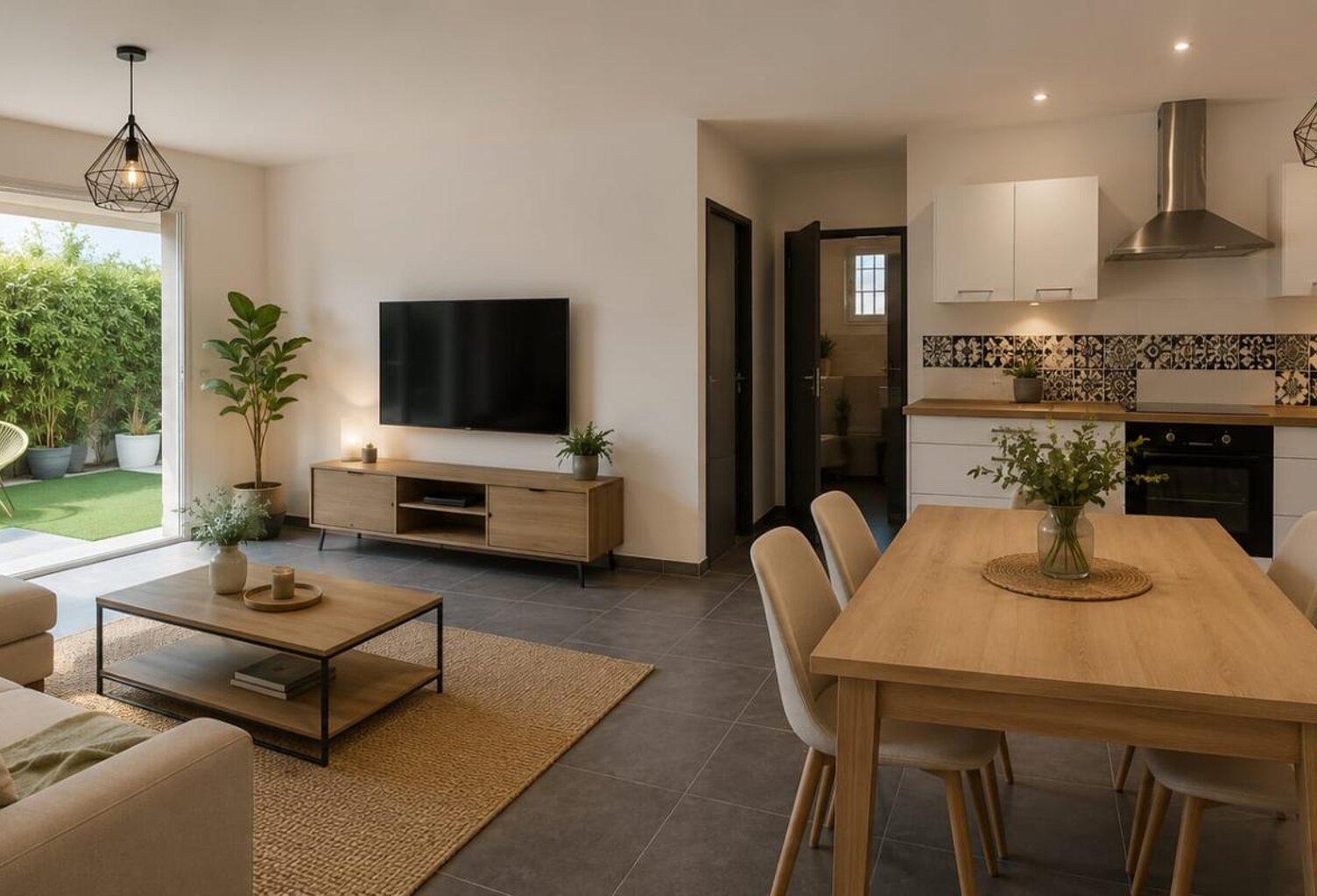 Villa T4 Fendeille 80 m2 année 2021 — photo 1