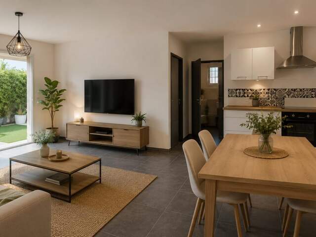 Villa T4 Fendeille 80 m2 année 2021 — photo du bien