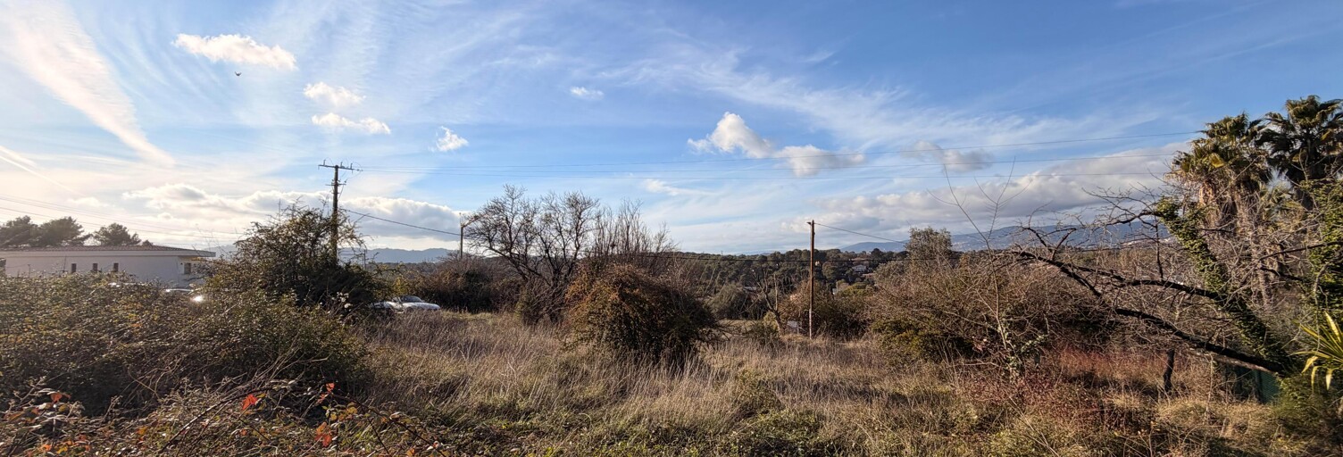 Terrain 1052 m² à construire Mougins (06250)