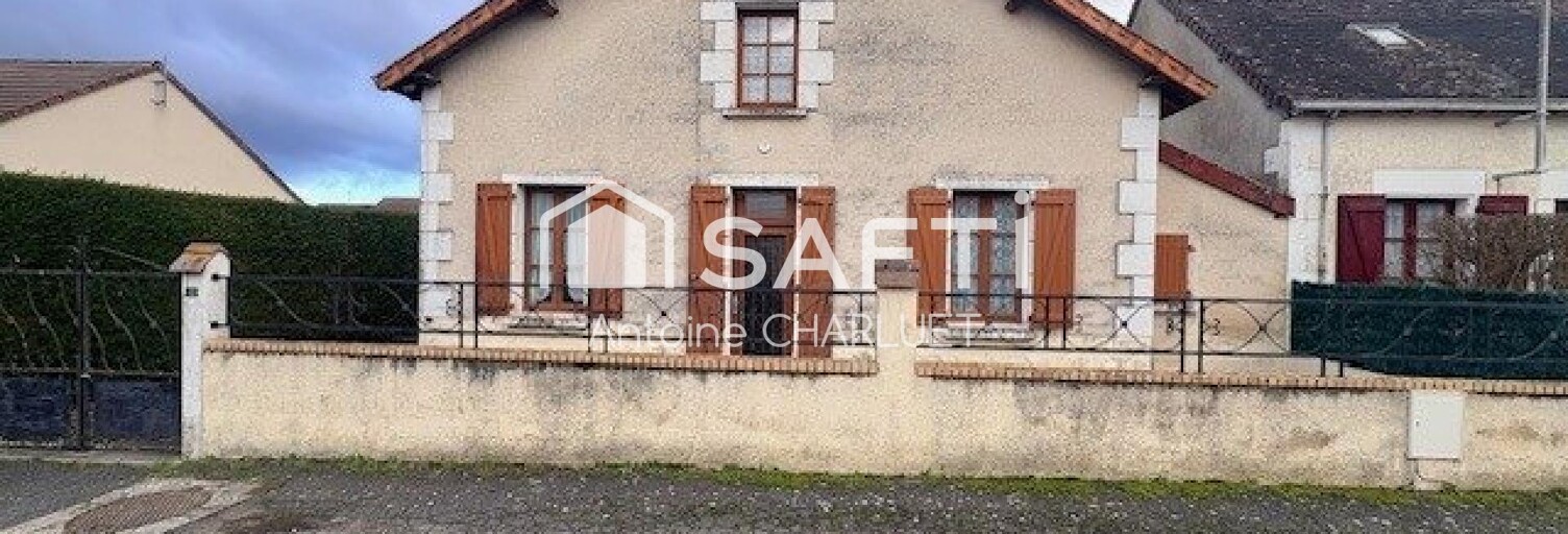 Maison 3 Pièces 80 m² à vendre à Saint-Genou (36500)