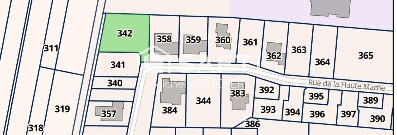 Terrain  700 m² à vendre à Porte-du-Ried (68320)