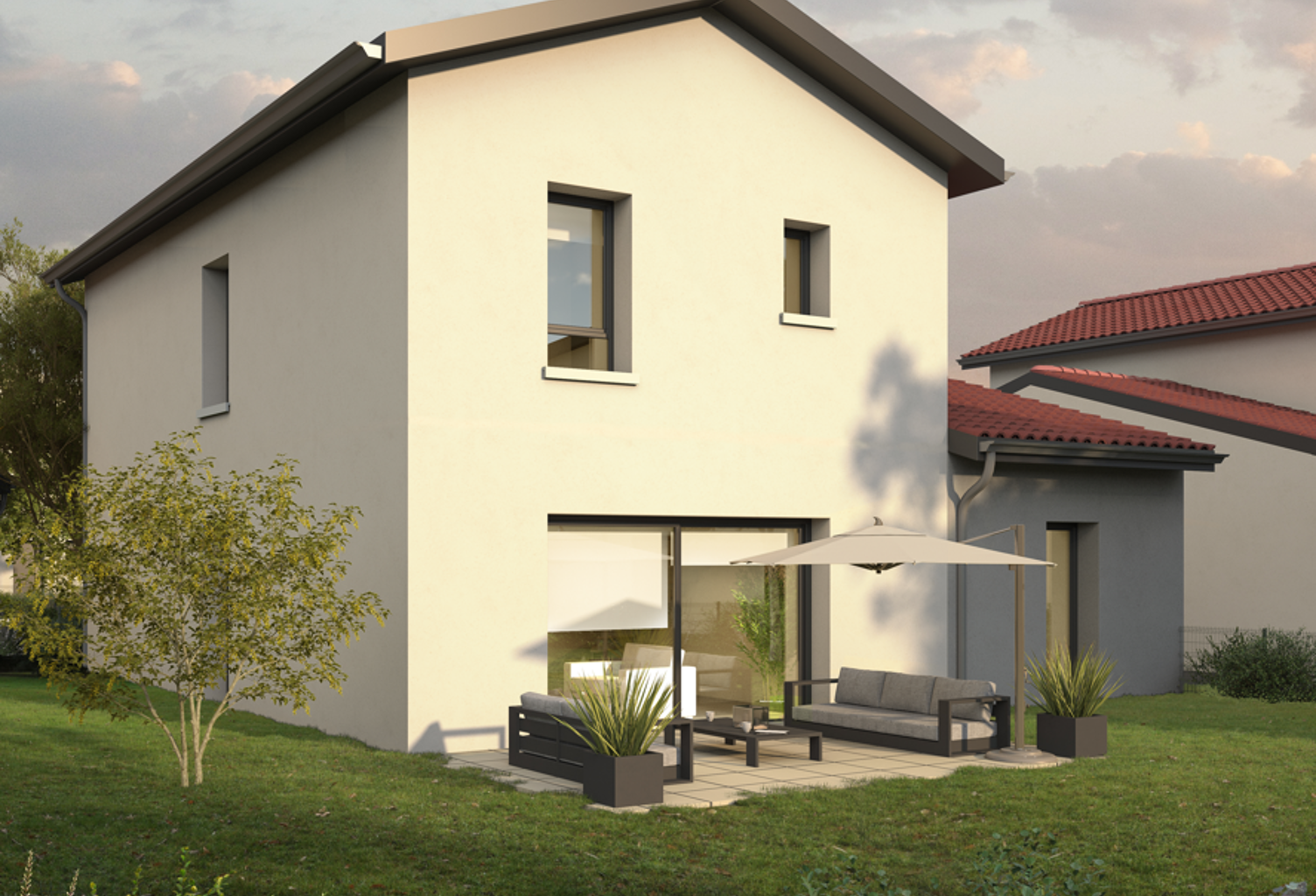 Maison T4 en plein centre d'Andrézieux — photo 1