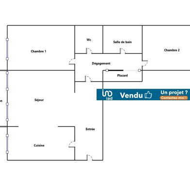 Appartement 3 pièces 549000 €