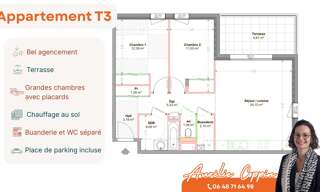 Appartement 3 Pièces 66 m² à vendre à Tignieu-Jameyzieu (38230)