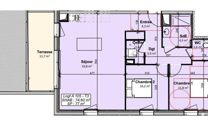 Vente Appartement 3 pièces — photo 4
