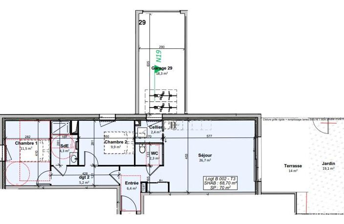 Vente Appartement 3 pièces — photo 3