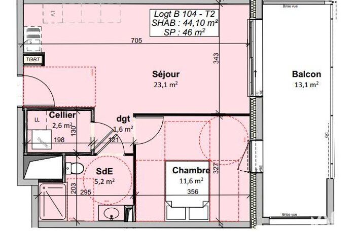 Vente Appartement 2 pièces — photo 2