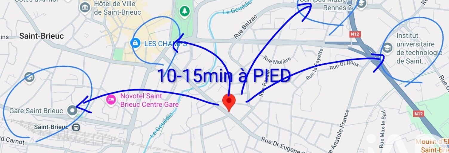 Immeuble  220 m² à vendre à Saint-Brieuc (22000)