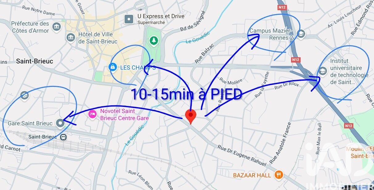 St-Brieuc - 239m² - 3p. - 2ch.
