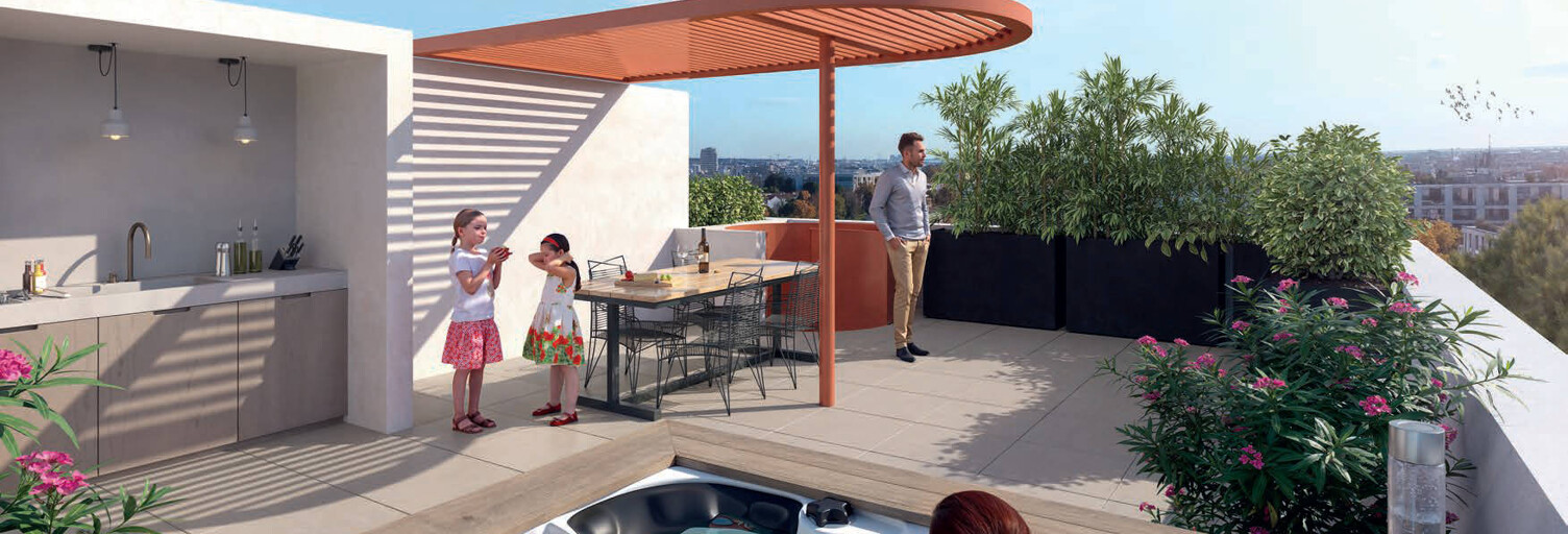 Appartement neuf T2, T3, T4 Pièce 40 à 75 m² à vendre à Montpellier (34000)