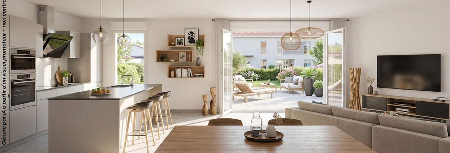 Appartement 3 Pièces 60 m² à vendre à Misérieux (01600)