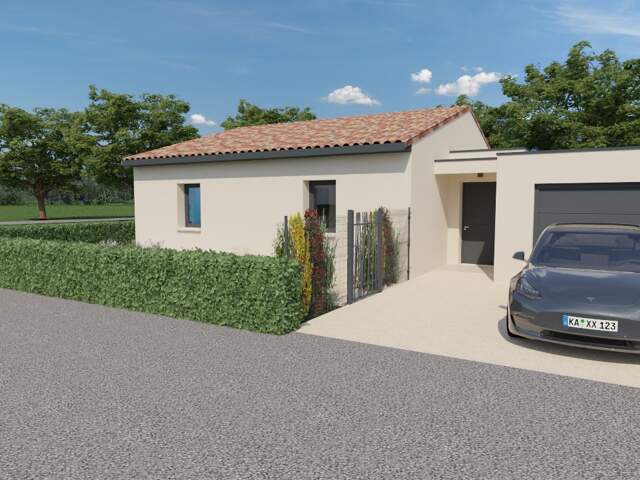 🏡 À vendre : Maison contemporaine de plain-pied – 3 chambres – Pont-de-l’Isère (26600) — photo du bien