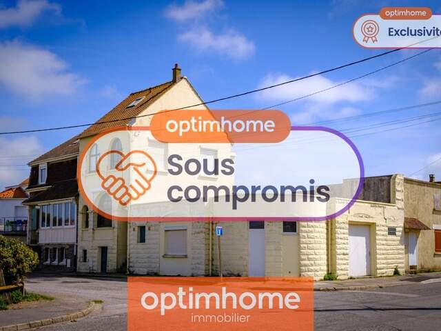 Maison typique des années 60 vue mer – Ambleteuse — photo du bien