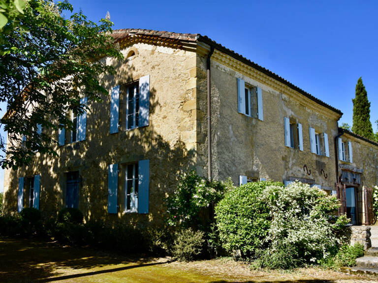 Dpt Gers (32), à vendre BAZIAN propriété P12 de 430 m² avec piscine et terrain de tennis - Terrain de 1,60 Ha — photo 1