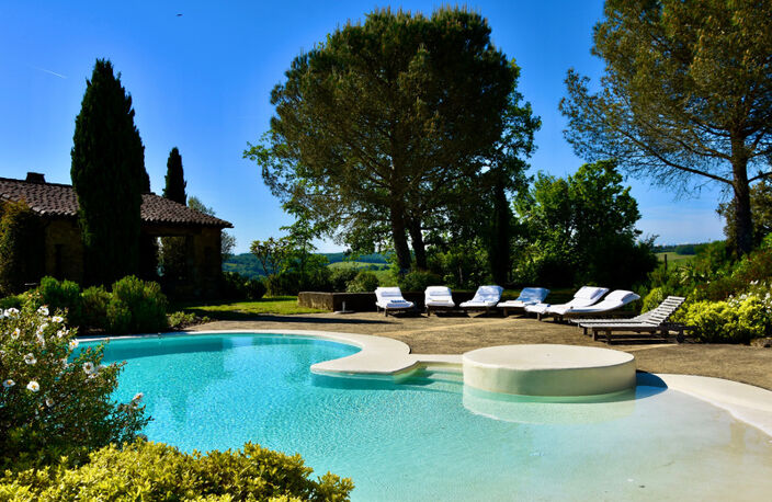 Dpt Gers (32), à vendre BAZIAN propriété P12 de 430 m² avec piscine et terrain de tennis - Terrain de 1,60 Ha — photo 2